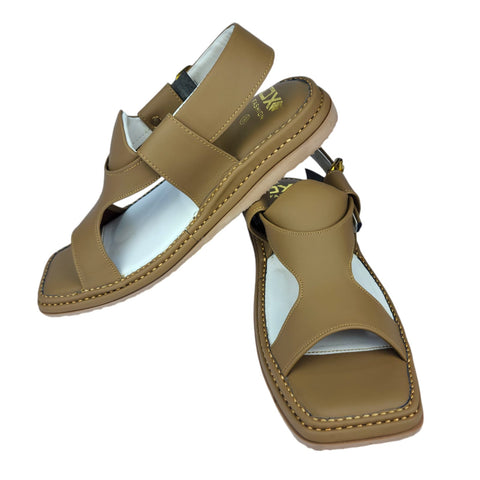 Smart Kaptaan Medicated Light-Weight Chappal ( Brown Panjedar)