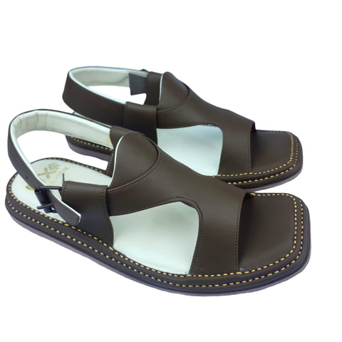 Smart Kaptaan Medicated Light-Weight Chappal (Panjedar Chocolate)