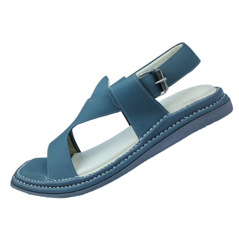 Smart Kaptaan Medicated Light-Weight Chappal (Navy Blue Panjedar)