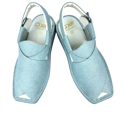 Smart Kaptaan medicated Light-Weight Chappal (Genuine Grey Fabric Texture)