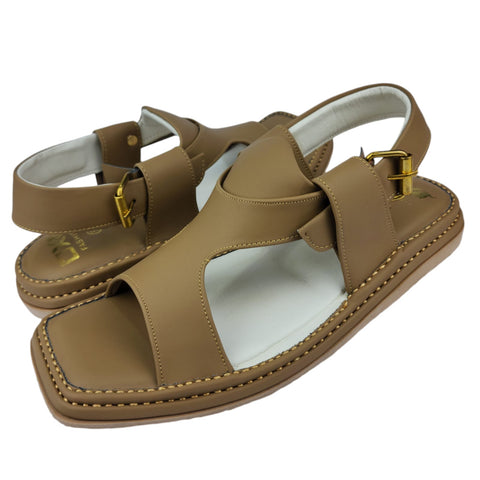 Smart Kaptaan Medicated Light-Weight Chappal ( Brown Panjedar)