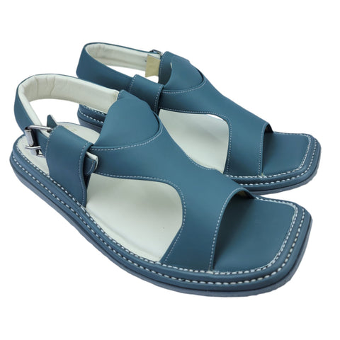 Smart Kaptaan Medicated Light-Weight Chappal (Navy Blue Panjedar)