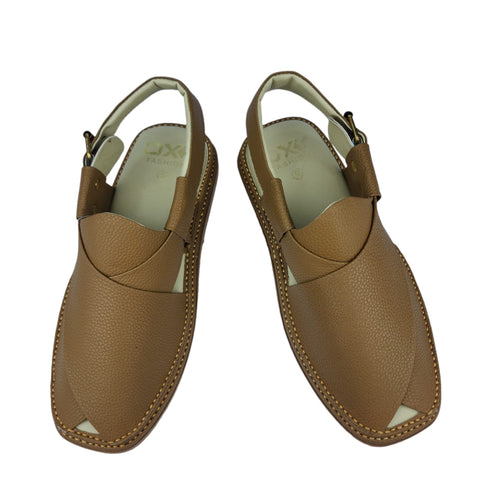 Smart Kaptaan Medicated Light-Weight Chappal (Coffee Danedar)